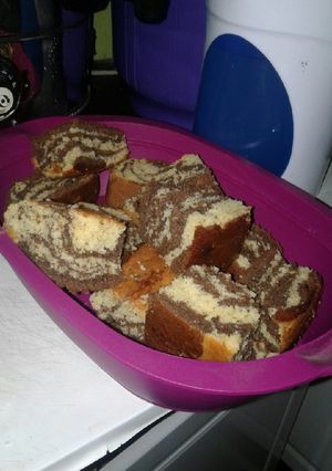 A picture of Zebra cake.