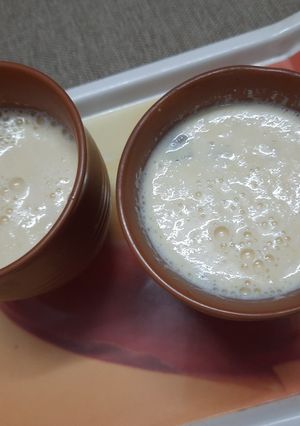 A picture of Badam milk.