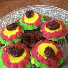 Fruity Flower cupcakes A picture of Fruity Flower cupcakes.