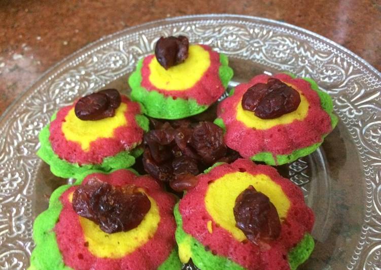 Recipe of Homemade Fruity Flower cupcakes