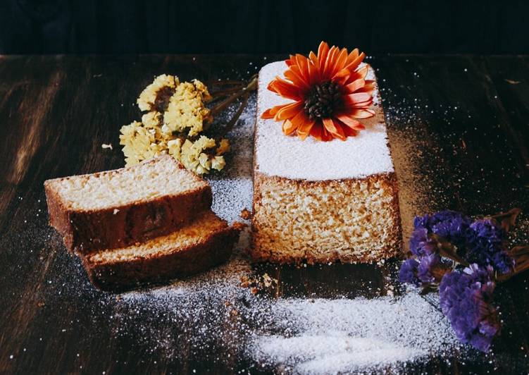 Bizcocho de claras con aroma de naranja