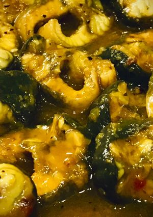 Hình của món Lươn Kho Sả.