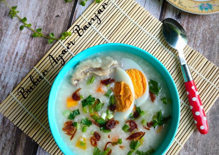 Resep Baru Bubur Ayam (Banjar) Ala Rumahan