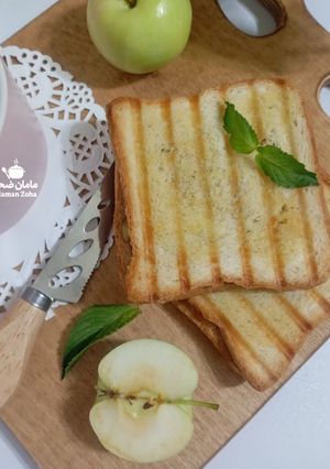 عکسی از دستور اسنک سیب و دارچین