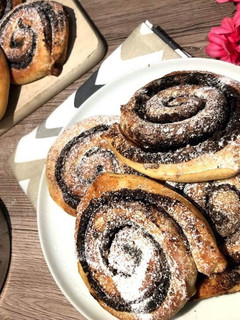 Kelt kakaós csiga recept fotója