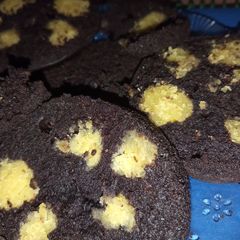 A picture of Chocolate-custard Cake.