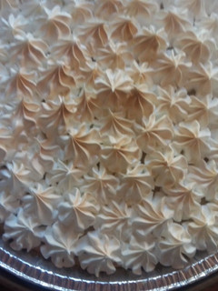 Una foto de Lemon Pie sin gluten y sin azúcar