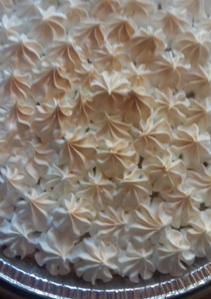 Una foto de Lemon Pie sin gluten y sin azúcar