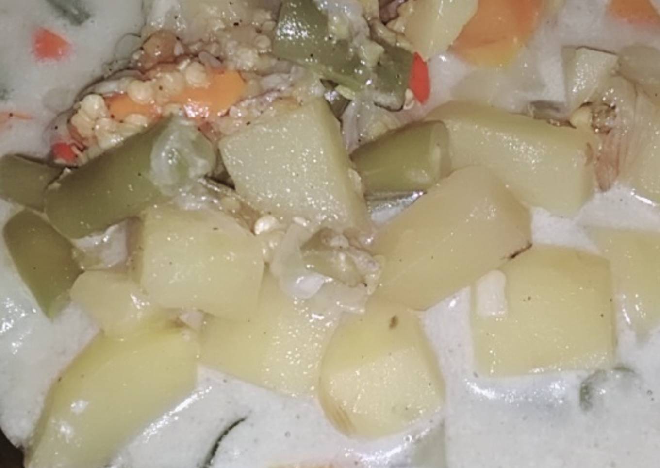 Lodeh Kentang Campur Bumbu Iris