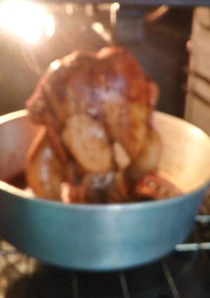 Una foto de Pollo a la brasa en casa