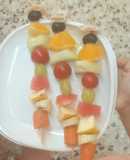 Brocheta arcoiris
