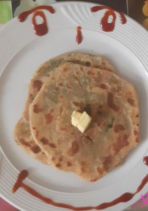 A picture of Rajasthani Missi Roti.