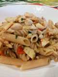 Pasta Mista Senza Glutine con Filetti di Branzino e Pomodorini Freschi