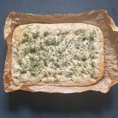A picture of Quick Chive Focaccia.