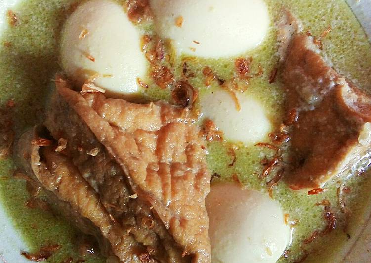 Terik tahu telur rebus