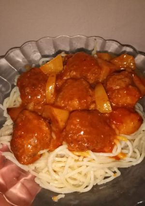 Una foto de Albóndigas de Carne Molida