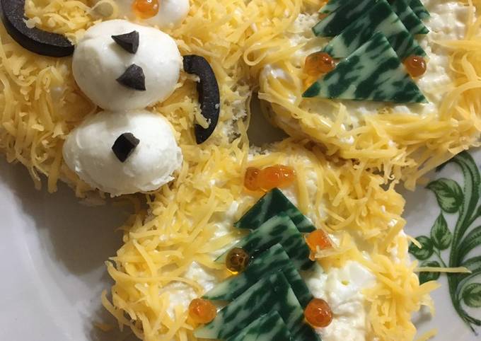 Бутерброди на Новий рік🎄❄️🥪