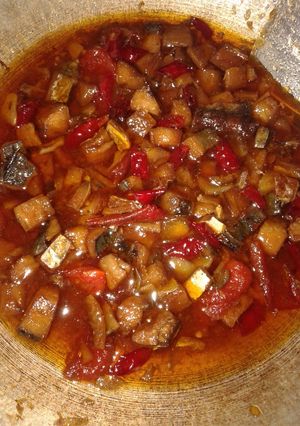 Foto resep Ikan asin telang masak asam