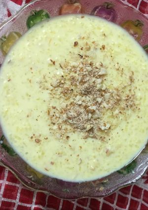 A picture of Kesar rice kheer 😋.