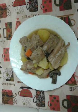 Una foto de Guiso de costillas de cerdo