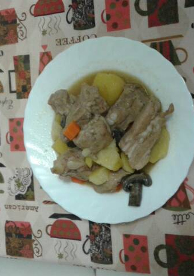 Una foto de Guiso de costillas de cerdo