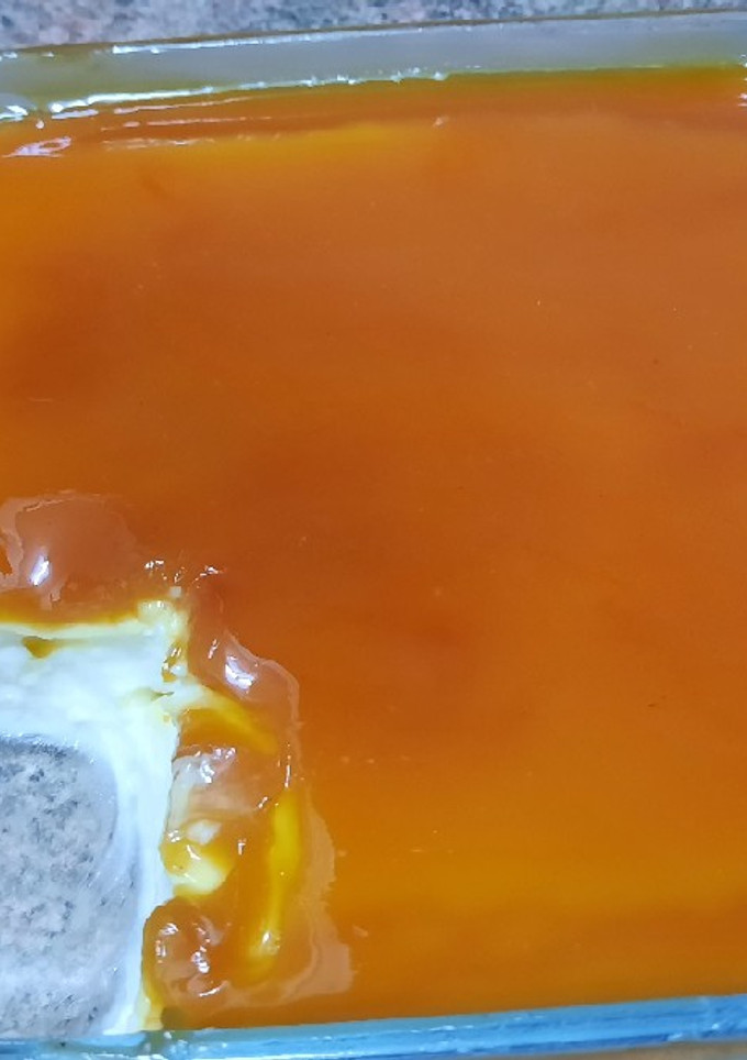 Una foto de Tienes leche? postre cremoso sin horno y sin huevo en 5 minutos