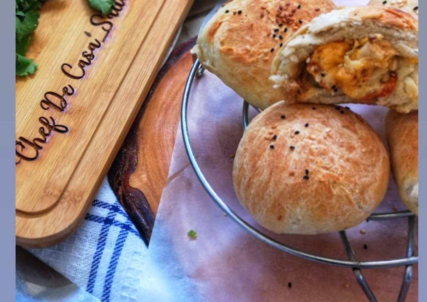 Chicken cheese buns