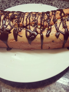 Una foto de Budín con chispas de chocolate