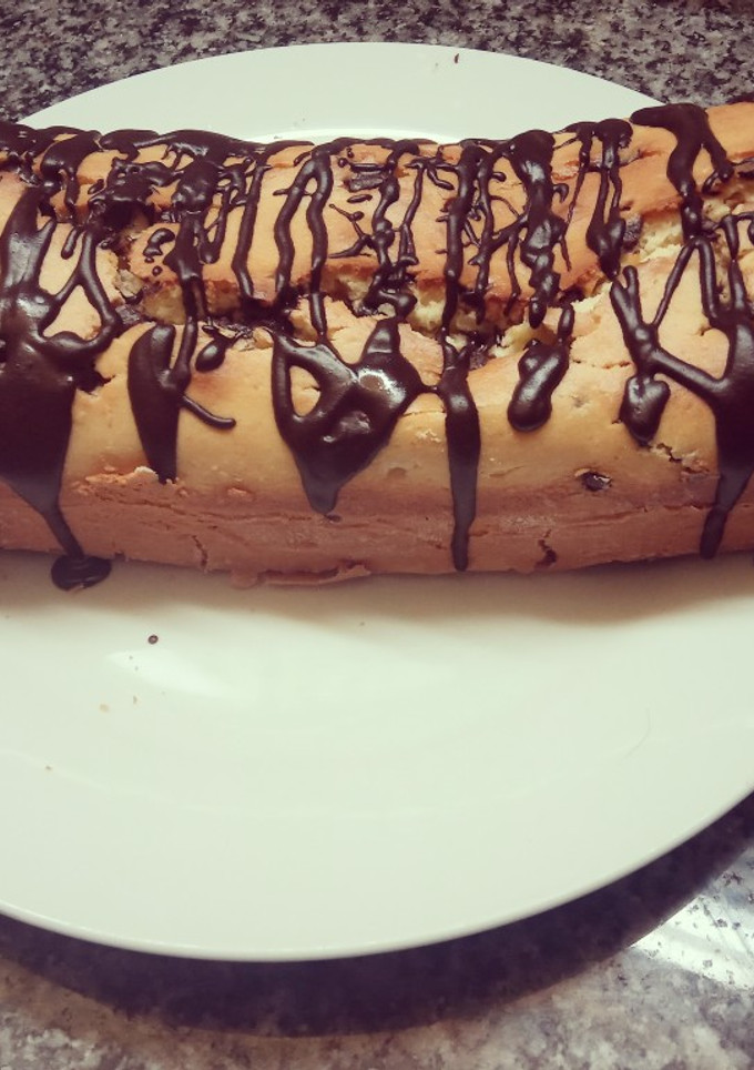 Una foto de Budín con chispas de chocolate