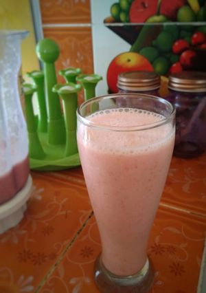 Foto resep Jus strawberry Yakult