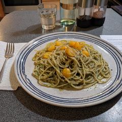 A picture of Nasturtium Pesto.