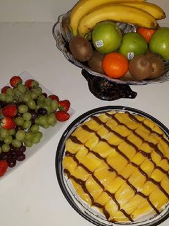 صورة لوصفة كيكة بكريمة البرتقال