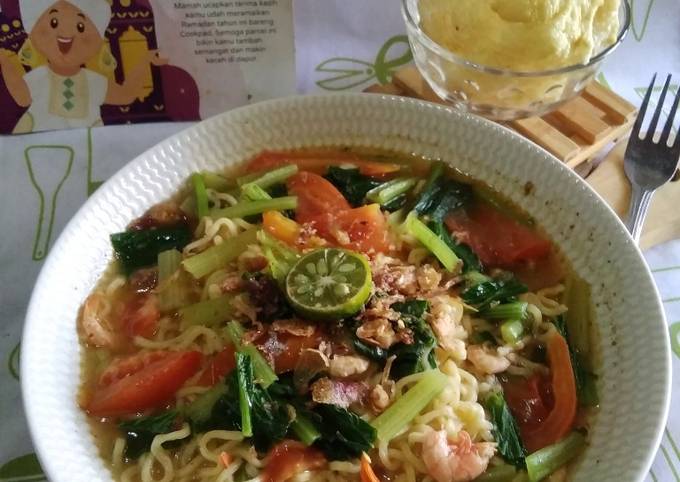 Standar Bagaimana cara memasak Mie Instan Kuah Ebi dijamin menggugah selera