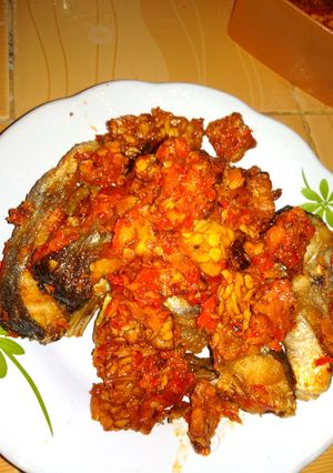 Foto resep Sambal ikan patin dan tempe