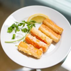A picture of Fried seafood sticks.