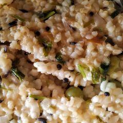 A picture of Dalia veg upma.