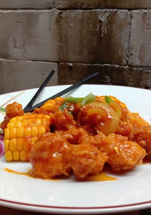 Foto resep Udang Tepung Saus Padang (Seafood)