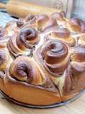 Torta di rose bicolore (pan brioche)