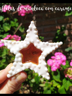 Una foto de Galletas de manteca con caramelo