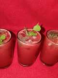 Watermelon chia seeds sharbat
