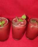 Watermelon chia seeds sharbat