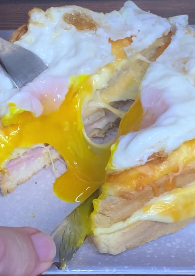 Una foto de Croque monsieur y croque madame