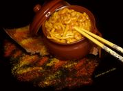 Una foto de fideos udon