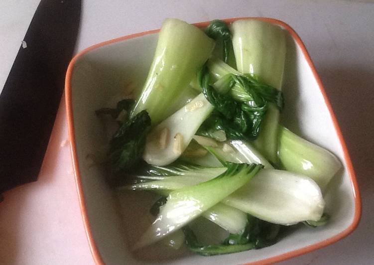 Step-by-Step Guide to Prepare Any-night-of-the-week Pac Choi with garlic