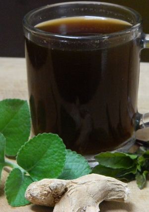 A picture of Dry ginger coffee (chukku kappi).