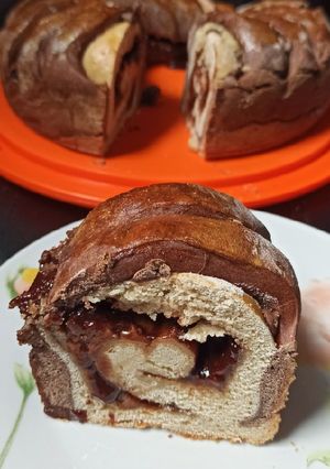 Φωτογραφία της συνταγής Chocolate donut brioche
