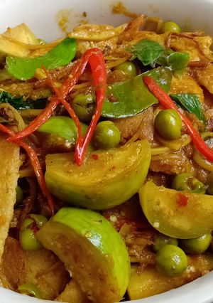 รูปของ ไก่ผัดพริกแกง (เจ)