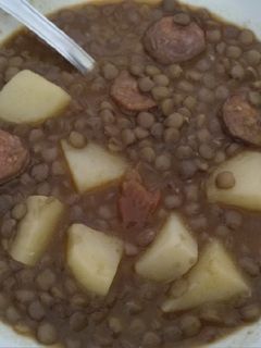 Una foto de Lentejas