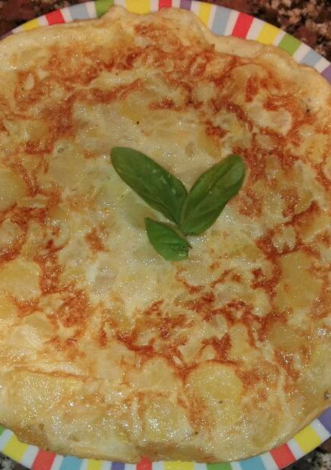 Una foto de Tortilla de patata y cebolla