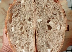 Foto resep Oregano Basil Cheddar Sourdough Bread (Oven Tangkring)